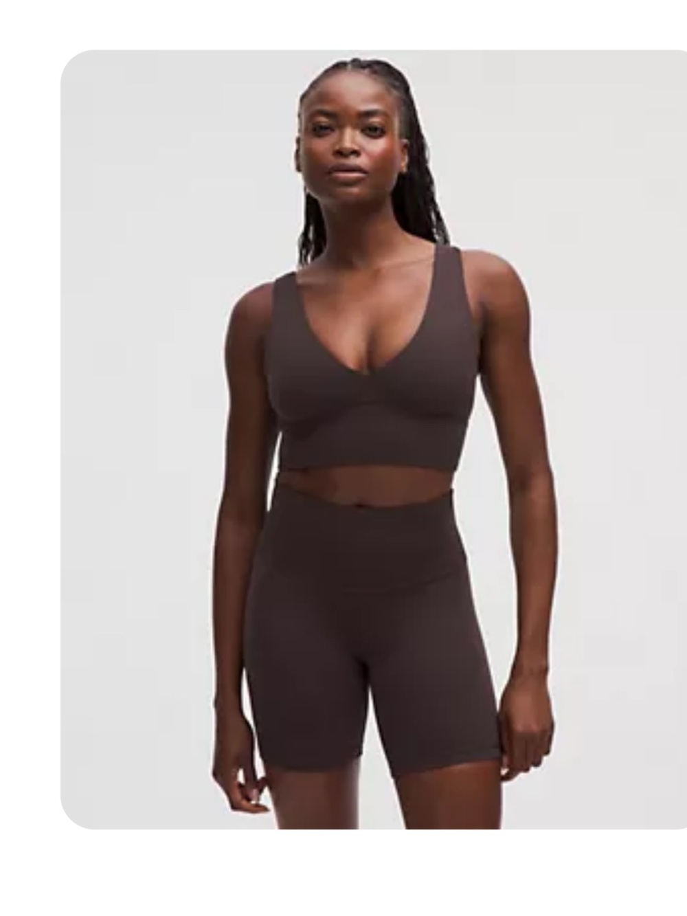 Lulu 28” Align Leggings and Bra Set in Sequoia